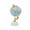 10&#x22; Blue Stoneware Coastal Globe